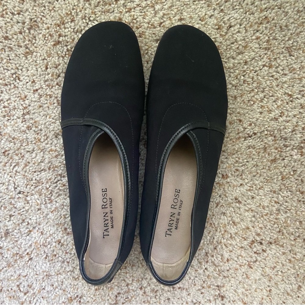 Taryn Rose Women's Black Slip-On Shoes